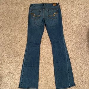Like New American Eagle Artist Flare Jeans, Size 4 Xtra-Long.